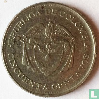 Kolumbien 50 Centavo 1966 - Bild 2