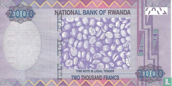 Rwanda 2000 francs - Image 2