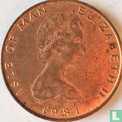 Man 1 penny 1981 - Afbeelding 1