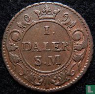 Suède 1 daler S.M. 1718 (Mars) - Image 2
