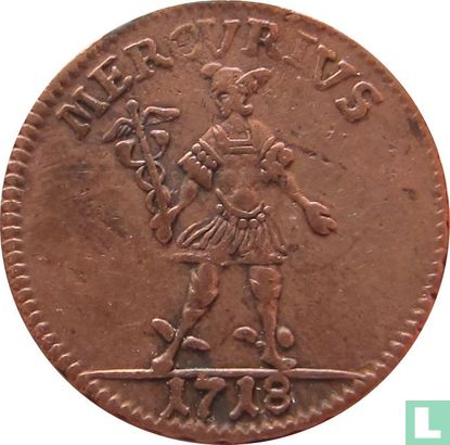 Zweden 1 daler S.M. 1718 (Mercurius) - Afbeelding 1