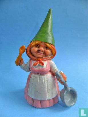 Lisa spoon and pan [pink dress] - Image 1