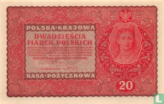 Poland 20 Marek 1919 - Image 1
