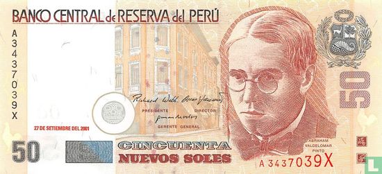Peru 50 Nuevos Soles 2001 - Afbeelding 1