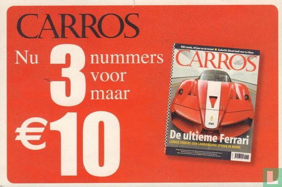 Antwoordkaart Carros  - Image 1
