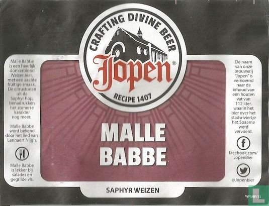 Jopen Malle Babbe 33 cl