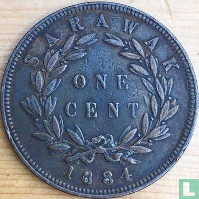 Sarawak 1 cent 1884 - Image 1