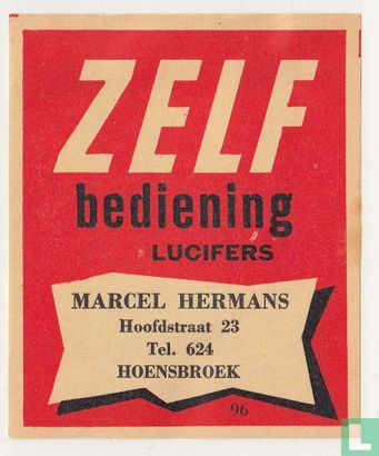 Zelf bediening Marcel Hermans Hoofdstraat 23 Tel. 624 Hoensboek