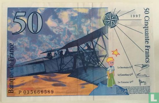 France 50 Francs 1997 - Image 2