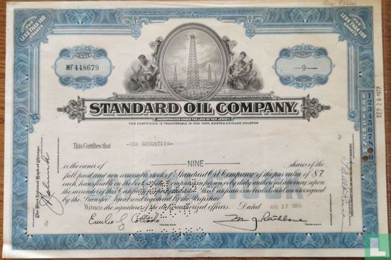 Standard oil company for less than 100 shares