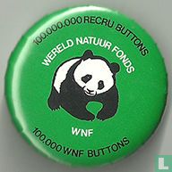Wereld Natuur Fonds - 100.000 WNF buttons