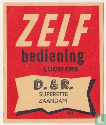 Zelf bediening D.& R. Superette Zaandam