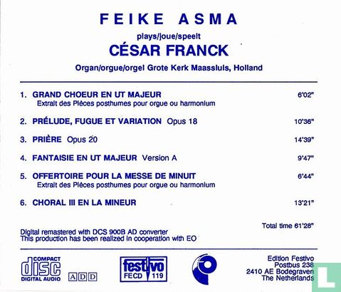 Plays César Franck - Afbeelding 2