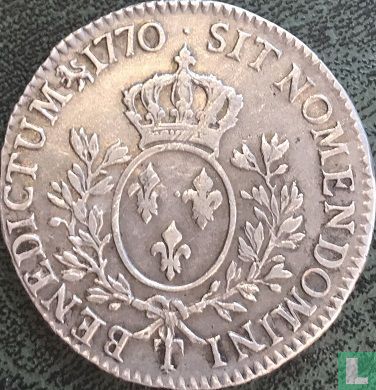 Frankrijk ½ écu 1770 (T) - Afbeelding 1