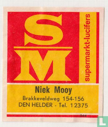 SM Niek Mooy Brakkeveldweg 154-156 Den Helder- Tel. 12375