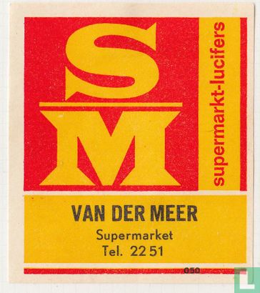 SM Van der Meer Supermarket Tel. 2251