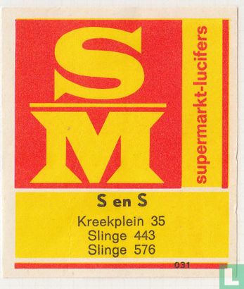 SM S en S Kreekplein 35 Slinge 433 Slinge 576