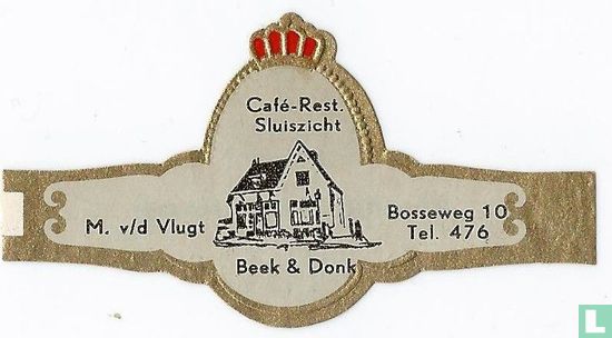 Café-Rest. Sluiszicht Beek & Donk - M. v/d Vlugt - Bosseweg 10 Tel 476 - Image 1
