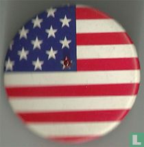 LED U.S.A. vlag button - Afbeelding 1