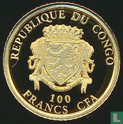 Congo-Brazzaville 100 francs 2017 (PROOF) "Dracula" - Image 2