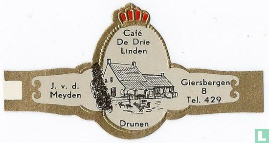 Café De Drie Linden Drunen - J. v. d. Meyden - Giersbergen 8 Tel. 429 - Afbeelding 1