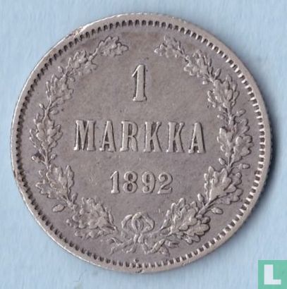 Finlande 1 markka 1892 - Image 1