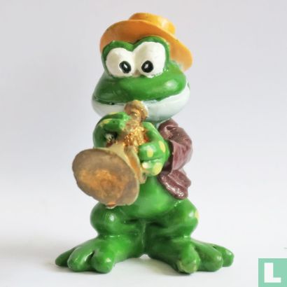 Frog with trumpet - Image 1
