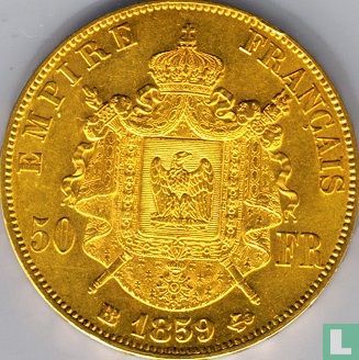 Frankrijk 50 francs 1859 (BB) - Afbeelding 1