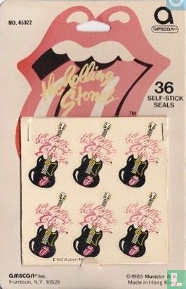 Rolling Stones: stickers gitaar 