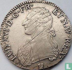 France 1 ecu 1791 (I) - Image 2