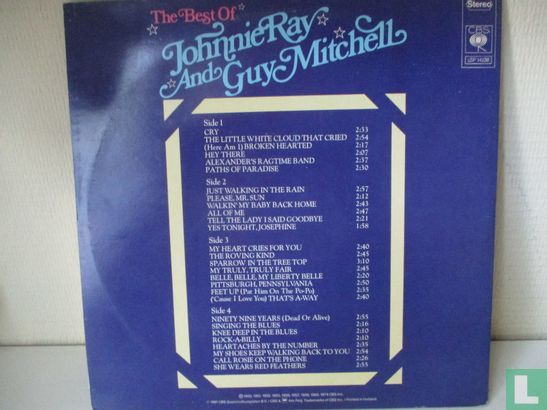 The Best Of Johnnie Ray And Guy Mitchell - Afbeelding 2