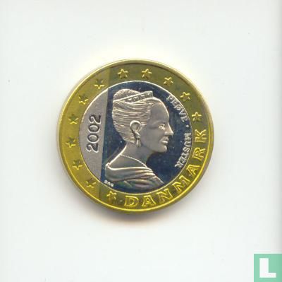Denemark 1 euro 2002 "trial > Afd. Penningen / medailles > Soorten > Proefslagen (onofficiëel) (Specimen munten) - Afbeelding 1