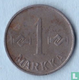 Finland 1 markka 1952 (jaartal van de rand) - Afbeelding 2