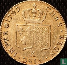 Frankrijk 2 louis d'or 1789 (K) - Afbeelding 1