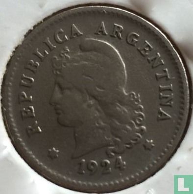 Argentine 10 centavos 1924 - Image 1