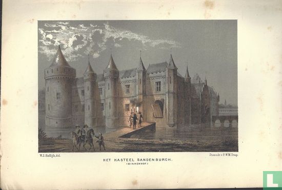 Het kasteel Sandenburch (Binnenhof)