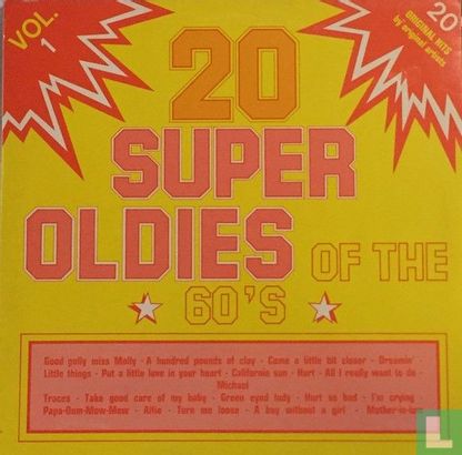 20 Super Oldies of the 60's - Vol. 1 - Image 1