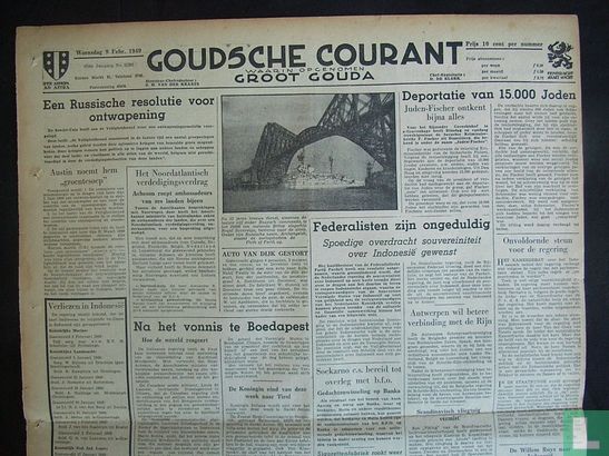 Goudsche Courant 22590 - Afbeelding 1