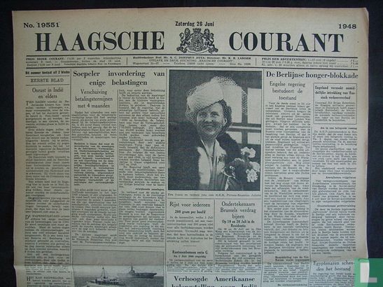 Haagsche Courant 19551 - Image 1