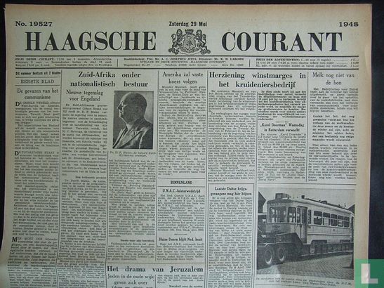 Haagsche Courant 19527 - Image 1