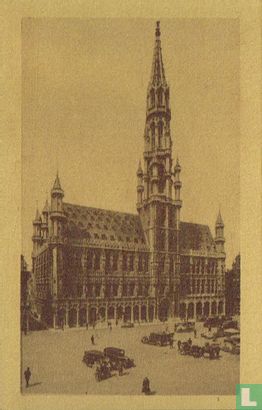 Brussel - Groote Markt Het stadhuis. - Afbeelding 1