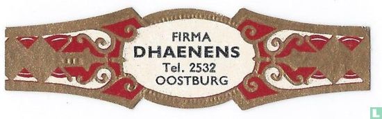 Firma DHAENENS Tel. 2532 Oostburg - Afbeelding 1