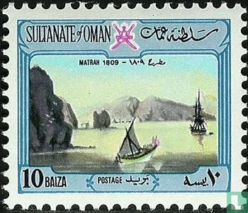 Alter Hafen von Matrah (1809)