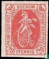 Postman on bicycle 