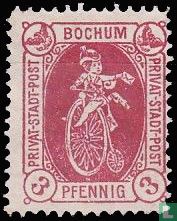 Postman on bicycle