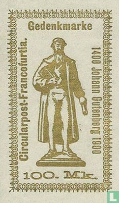 Johann Gutenberg Standbeeld 