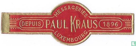 Messageries Paul Kraus Luxembourg-Depuis-1896 - Image 1
