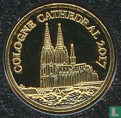 Chad 3000 francs 2017 (PROOF) "Cologne Cathedral" - Image 1