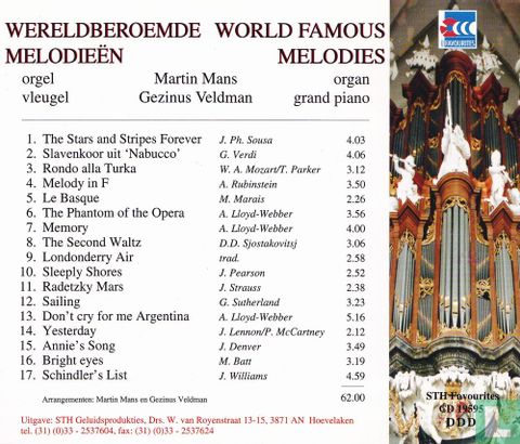 World famous melodies  (1) - Afbeelding 2