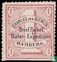 Lettre, Paquet et d'expédition de fret Charles van Diemen